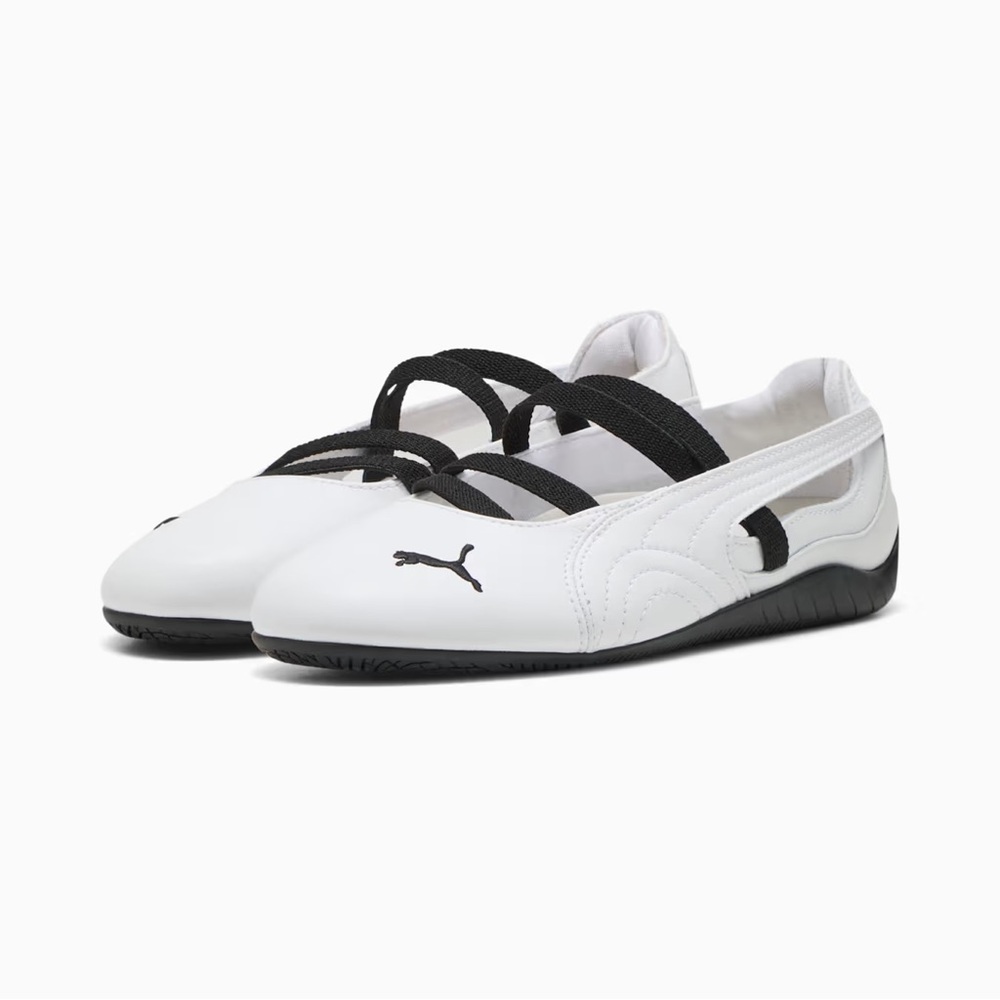 Puma Speedcat BalletWhite and Black Sneakers 10